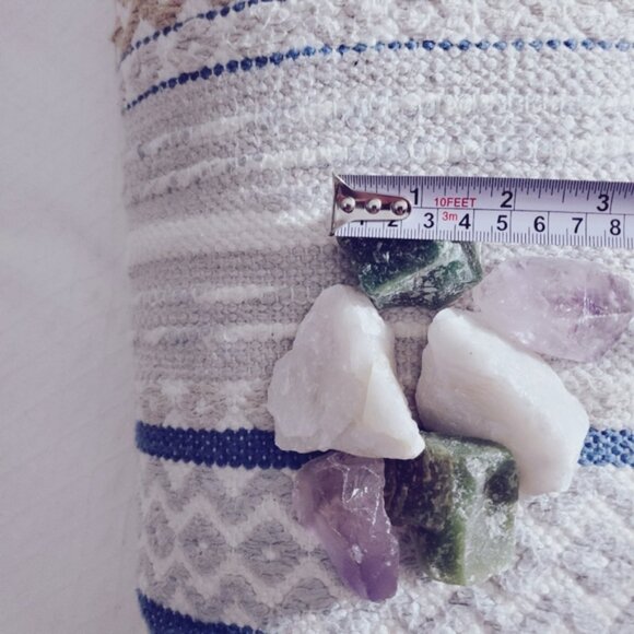 Brazilian Amethyst Raw Unrefined Crystal Stones 6 Piece Set - Picture 5 of 6